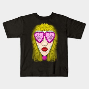 Retro blonde Kids T-Shirt